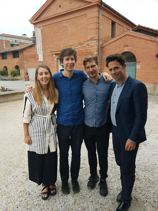 With Kate Cooper, Antoine Cattala, Jon Rafman at Les Abattoirs in Toulouse, 2017